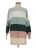 Hollister Color Block Green Pullover Sweater Size XS - photo 1