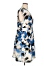 DKNY 100% Polyester Print Blue Cocktail Dress Size XL - photo 4