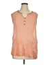 BKE 100% Polyester Tan Sleeveless Blouse Size XL - photo 1
