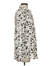 Karl Lagerfeld Paris 100% Polyester Print Ivory Long Sleeve Blouse Size S - photo 4