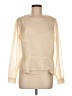 Ann Taylor LOFT 100% Polyester Ivory Long Sleeve Blouse Size M - photo 1