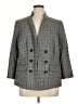 Le Suit Plaid Gray Blazer Size 16w - photo 1