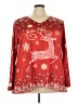 Unbranded Red Long Sleeve Blouse Size 4X - photo 1