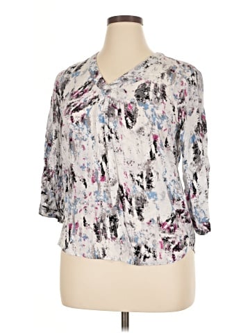 Anne Carson 3/4 Sleeve Blouse (view 1)