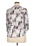 Anne Carson 100% Rayon Silver 3/4 Sleeve Blouse Size XL - photo 2