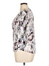 Anne Carson 100% Rayon Silver 3/4 Sleeve Blouse Size XL - photo 5