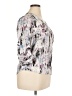 Anne Carson 100% Rayon Silver 3/4 Sleeve Blouse Size XL - photo 4