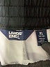 Lands' End 100% Polyester Color Block Green Track Pants Size 14 - 16 Husky - photo 3