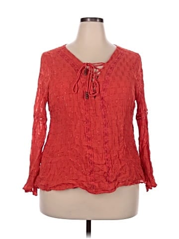 Idyllwind Fueled by Miranda Lambert Long Sleeve Blouse (view 1)