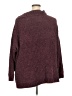Cj Banks Tweed Burgundy Turtleneck Sweater Size 3X - photo 2