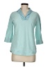 Pendleton Teal 3/4 Sleeve Blouse Size M - photo 1