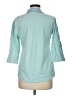 Pendleton Teal 3/4 Sleeve Blouse Size M - photo 2