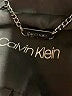 Calvin Klein 100% Polyester Black Trenchcoat Size M - photo 6