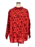 Roaman's Print Red Long Sleeve Button-Down Shirt Size 30 - photo 1