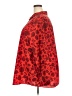 Roaman's Print Red Long Sleeve Button-Down Shirt Size 30 - photo 5