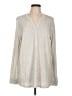 Lands' End Ivory Long Sleeve Blouse Size L - photo 1