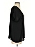 Lush 100% Polyester Black Short Sleeve Top Size S - photo 4