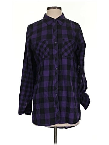 Cato 3/4 Sleeve Button-Down Shirt (view 1)