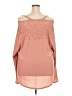 Self Esteem Pink Long Sleeve Top Size 3X - photo 2