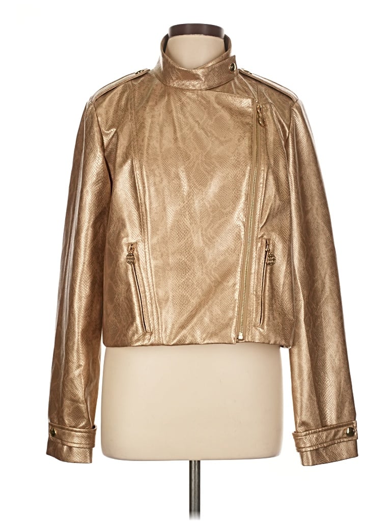 Pre-owned Emily Mccarthy Jacket In Gold