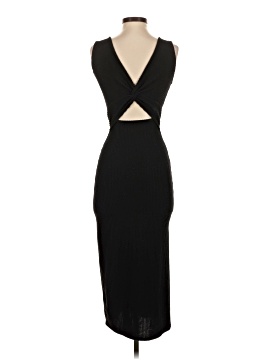 blue dress for baby girl Tova | Black High-Neck Long-Sleeve Maxi Dress