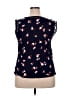 Daniel Rainn 100% Rayon Blue Sleeveless Blouse Size XXL - photo 2