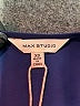 Max Studio 100% Polyester Solid Blue Casual Dress Size XS - photo 7