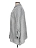 Zac & Rachel Stripes Silver Gray Long Sleeve Button-Down Shirt Size L - photo 5