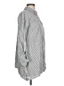Zac & Rachel Stripes Silver Gray Long Sleeve Button-Down Shirt Size L - photo 4