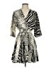 Nocturne Animal Print Ivory Cocktail Dress Size EU 36 / US 6 - photo 1