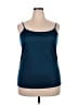 Colleen Lopez 100% Polyester Blue Tank Top Size 1X - photo 1
