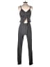Mustard Seed Metallic Gray Jumpsuit Size S - photo 2