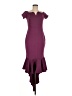 Unbranded 100% Polyester Burgundy Cocktail Dress Size M - photo 1