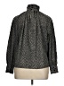 Tess 100% Polyester Chevron-herringbone Black Long Sleeve Blouse Size 14 - photo 2