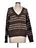 Windsor 100% Polyester Brown Pullover Sweater Size M - photo 1