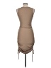 Shein Solid Tan Cocktail Dress Size 6 - photo 2