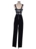 Bronx & Banco 100% Polyester Graphic Black Jumpsuit Size S - photo 2
