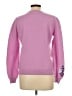 Carven 100% Wool Floral Pink Wool Pullover Sweater Size L - photo 2
