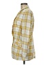 Rag & Bone 100% Cotton Plaid Yellow Blazer Size 6 - photo 5