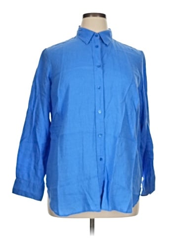 Lauren by Ralph Lauren Long Sleeve Button-Down Shirt (view 1)