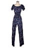 Kingston Grey Hearts Blue Jumpsuit Size S - photo 1