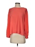 Under Skies 100% Polyester Orange Long Sleeve Blouse Size S - photo 1