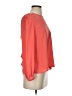 Under Skies 100% Polyester Orange Long Sleeve Blouse Size S - photo 4