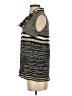 Ronen Chen 100% Viscose Gray Sleeveless Blouse Size 4 (0) - photo 5
