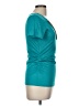 B-Design Teal Short Sleeve Top Size M - photo 4