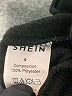 Shein 100% Polyester Black Zip Up Hoodie Size S - photo 7