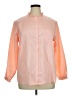 Unbranded Color Block Orange 3/4 Sleeve Blouse Size 0X - photo 1