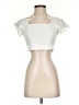Shein Ivory Short Sleeve Top Size S - photo 1