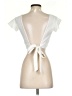 Shein Ivory Short Sleeve Top Size S - photo 2