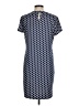 Tacera Polka Dots Blue Casual Dress Size M - photo 2